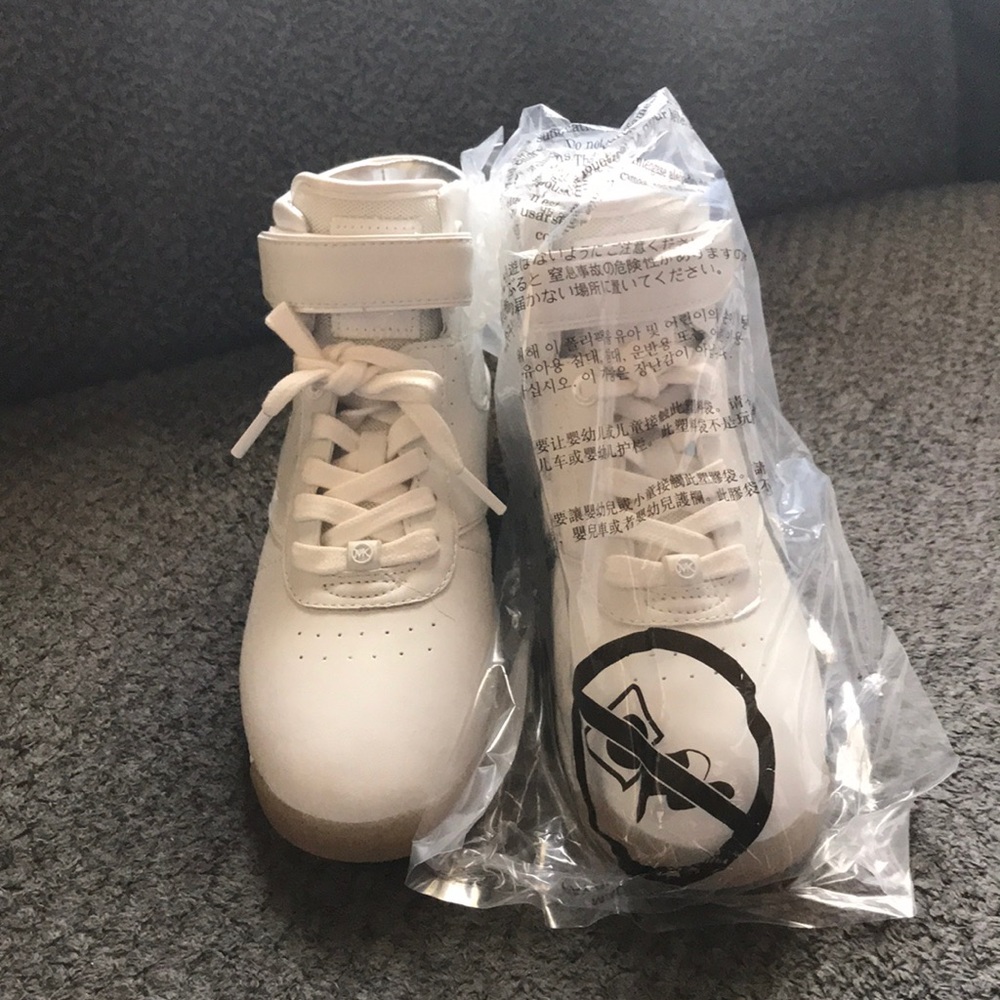 Michael Kors White High Tops - Picture 3 of 6